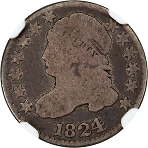 image for: 1824/2 10c NGC Good-04
