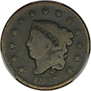 image for: 1827 1c PCGS Good-06 BN
