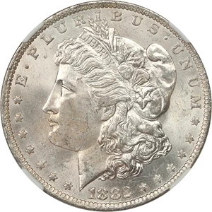 image for: 1882-O $1 NGC MS63