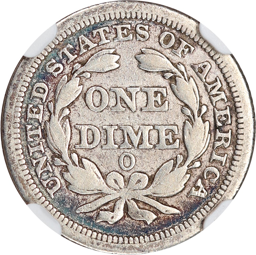 image for: 1851-O 10c NGC VG-10