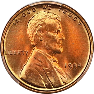 image for: 1934 1c PCGS MS68 RD