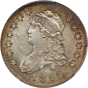 image for: 1815 25c PCGS MS63 ex: D.L. Hansen