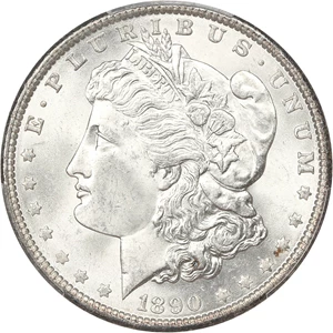 image for: 1890 $1 PCGS MS64