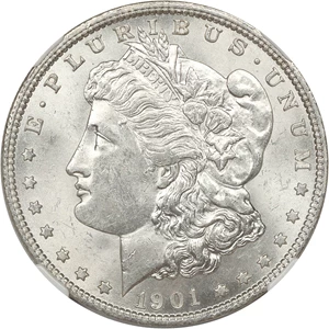 image for: 1901-O $1 NGC MS63