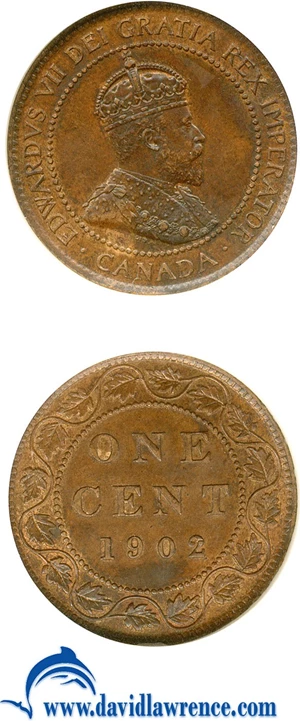 image for: Canada: 1902 1c ANACS MS63 BN