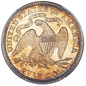 image for: 1889 25c PCGS/CAC Proof 65 CAM ex: D.L. Hansen