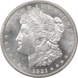 image for: 1921 Morgan $1 PCGS MS63 PL