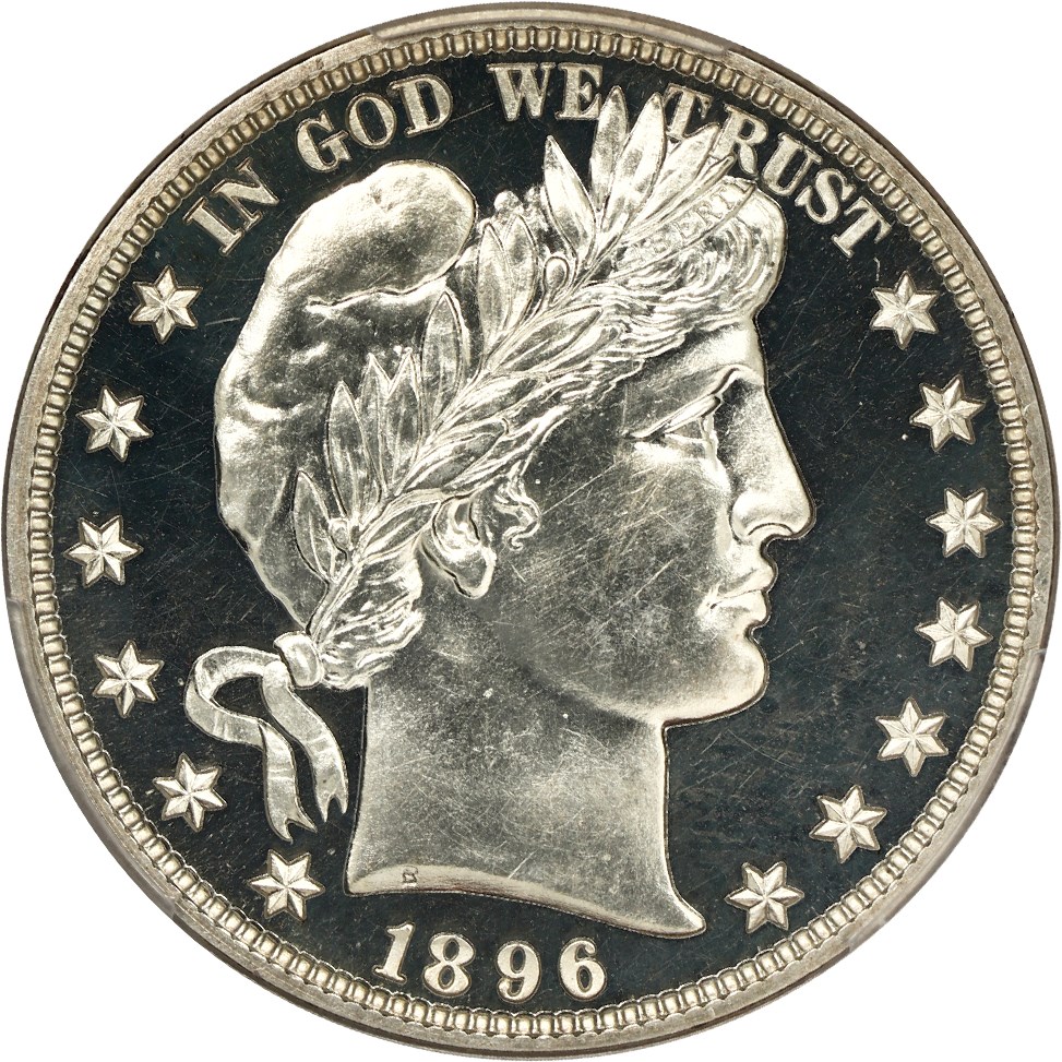 image for: 1896 50c PCGS/CAC Proof 64