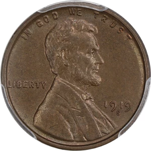 image for: 1919-S 1c PCGS MS64 BN