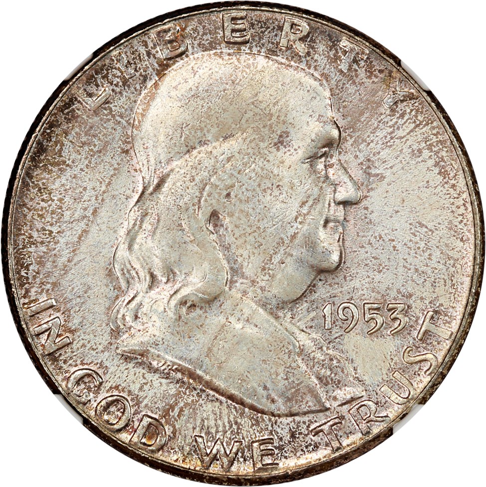 image for: 1953 50c NGC MS65