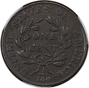 image for: 1802 1c PCGS VF30 (No Stems)
