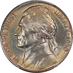 image for: 1950 5c PCGS MS67 FS
