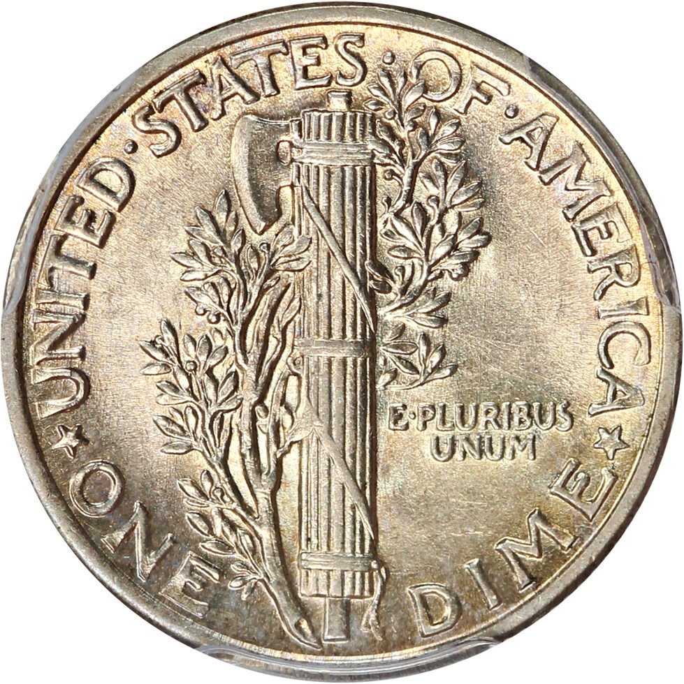 image for: 1942/1 10c PCGS/CAC AU58 FB