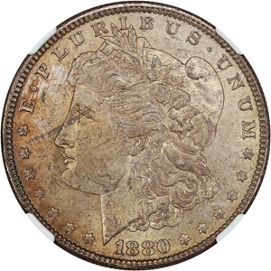 image for: 1880 $1 NGC MS63