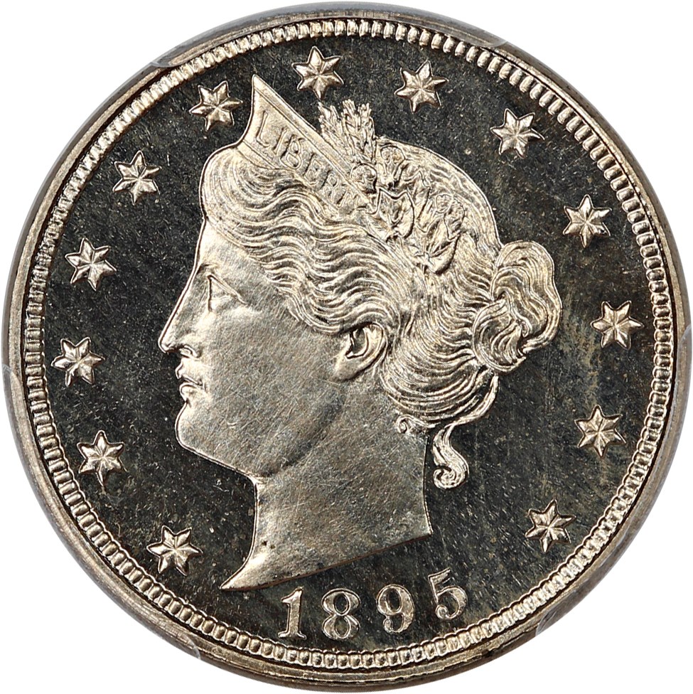 image for: 1895 5c PCGS/CAC Proof 65 ex: D.L. Hansen