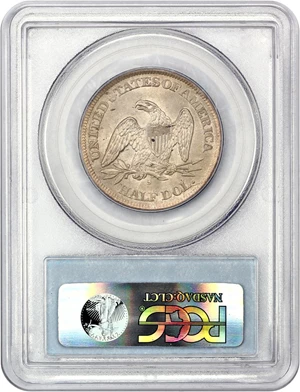 image for: 1864-S 50c PCGS MS63 ex: Dick Osburn Collection