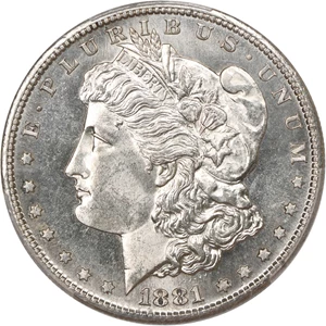 image for: 1881-S $1 PCGS MS64 PL