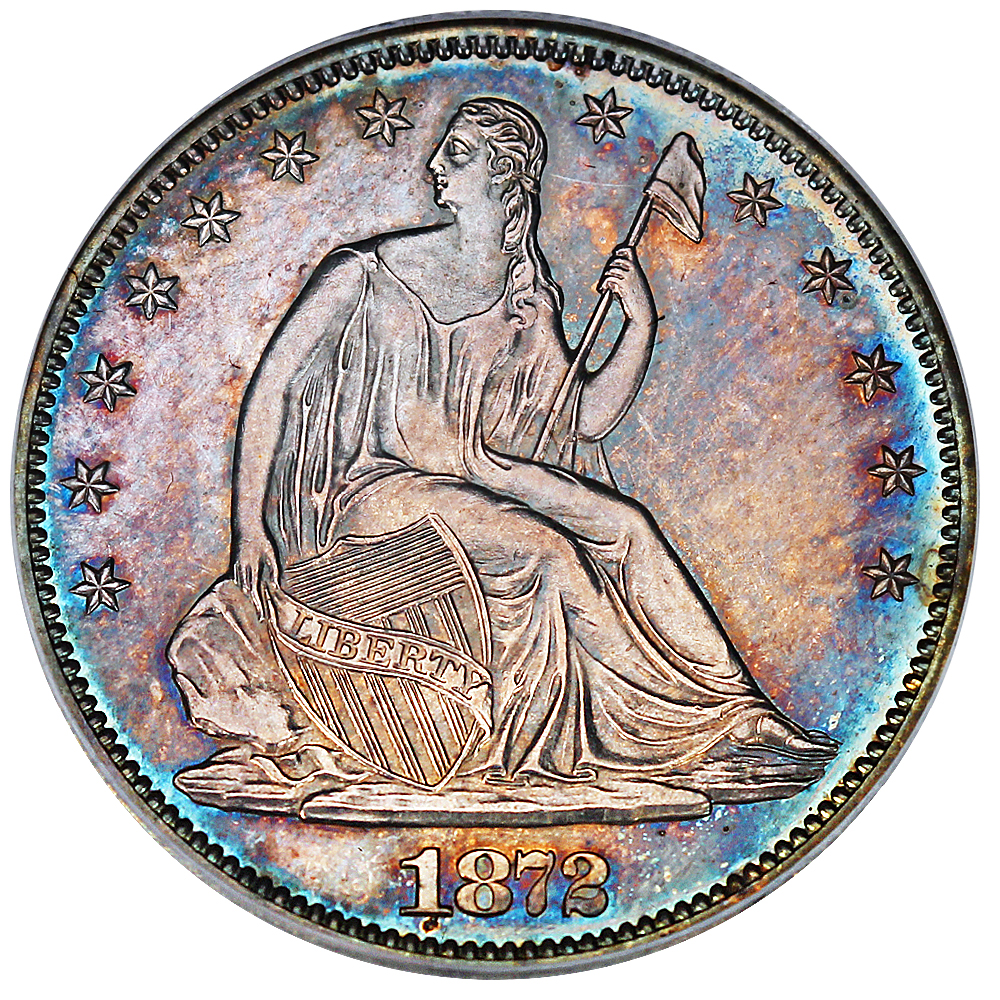 image for: 1872 50c PCGS Proof 64