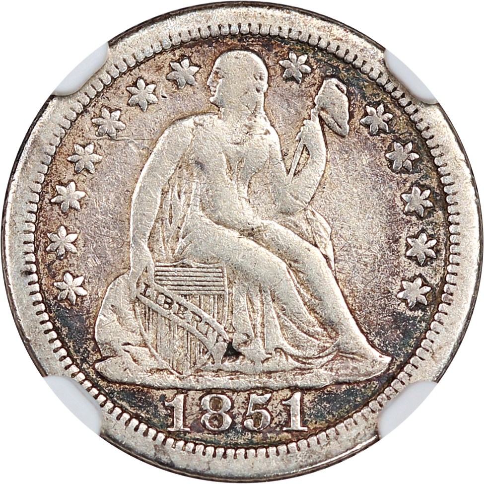 image for: 1851-O 10c NGC VG-10