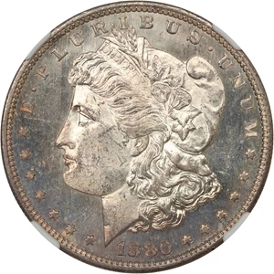 image for: 1880-S $1 NGC MS64 *Star*