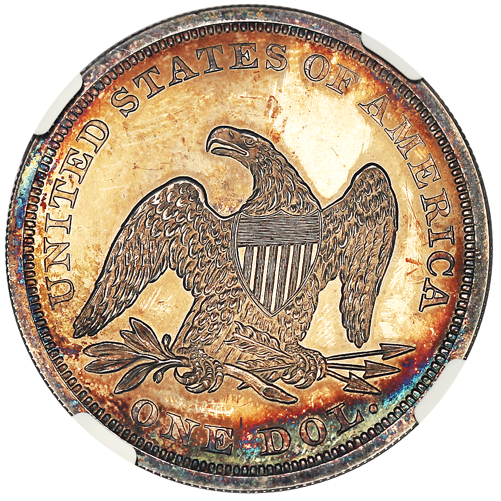 image for: 1864 $1 NGC Proof 63