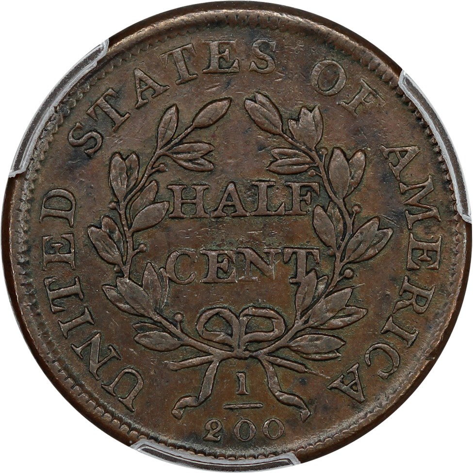 image for: 1808/7 1/2c PCGS VF35 ex: D.L. Hansen
