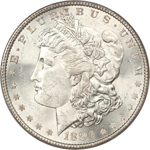 image for: 1886 $1 PCGS MS63