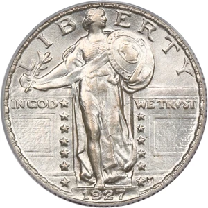image for: 1927 25c PCGS/CAC MS64