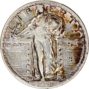 image for: 1920-D 25c PCGS VF30
