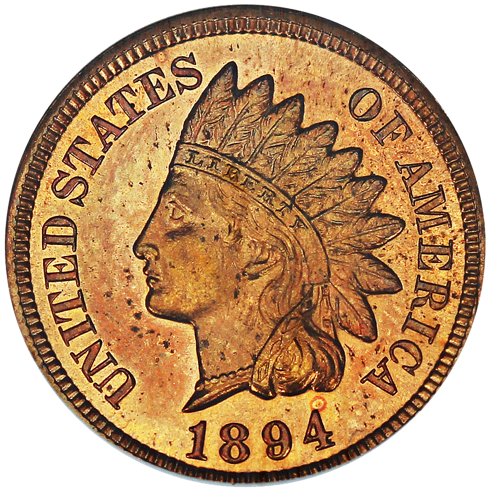 image for: 1894 1c NGC Proof 64 RD
