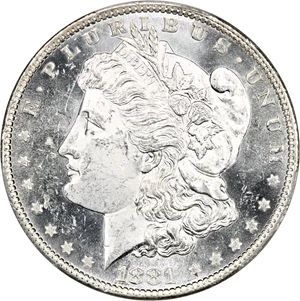 image for: 1881-O $1 PCGS MS62 PL