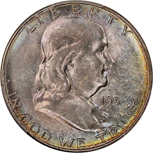 image for: 1954-S 50c PCGS/CAC MS67 FBL