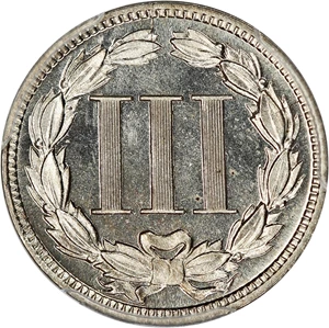 image for: 1889 3cN PCGS/CAC Proof 65 CAM