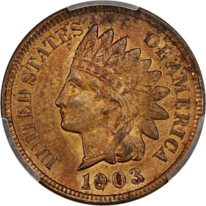 image for: 1903 1c PCGS MS63 RB