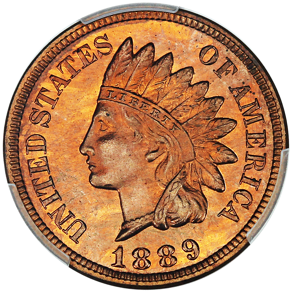 image for: 1889 1c PCGS Proof 65 RD
