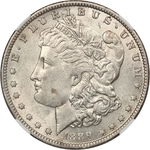 image for: 1889-O $1 NGC AU53