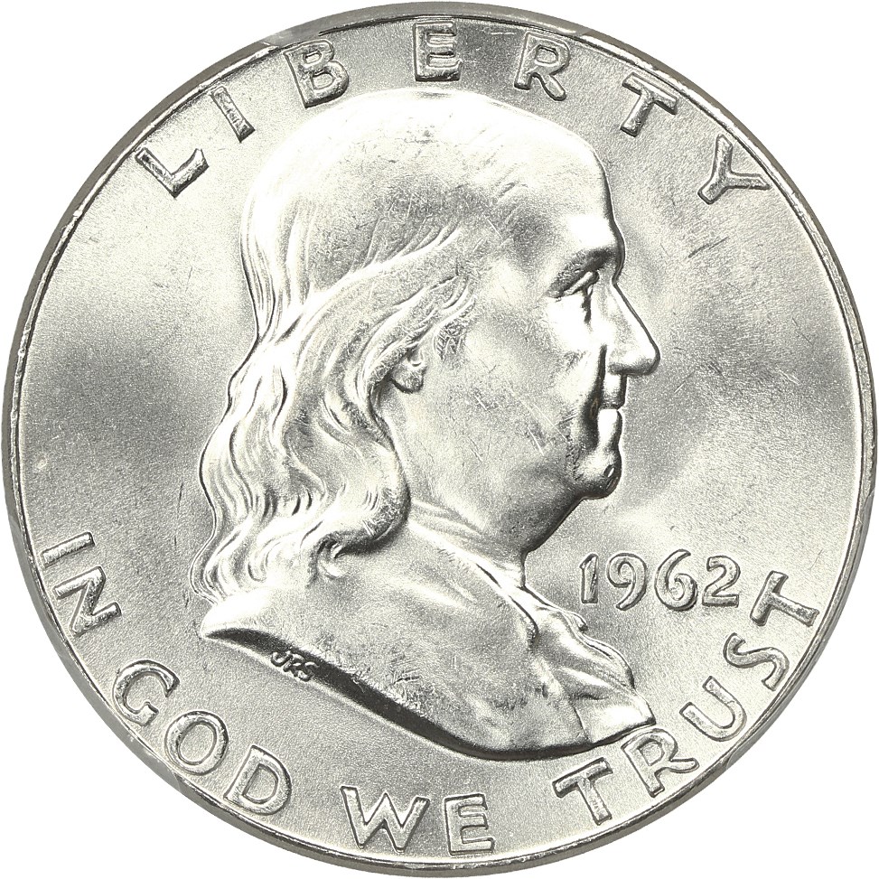 image for: 1962 50c PCGS MS65