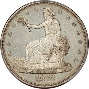 image for: 1873 Trade$ PCGS AU55