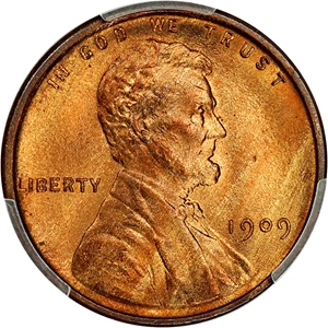 image for: 1909 VDB 1c PCGS MS65 RB