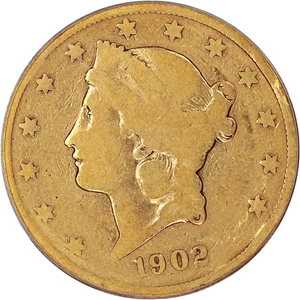 image for: 1902-S $20 PCGS/CAC Good-04