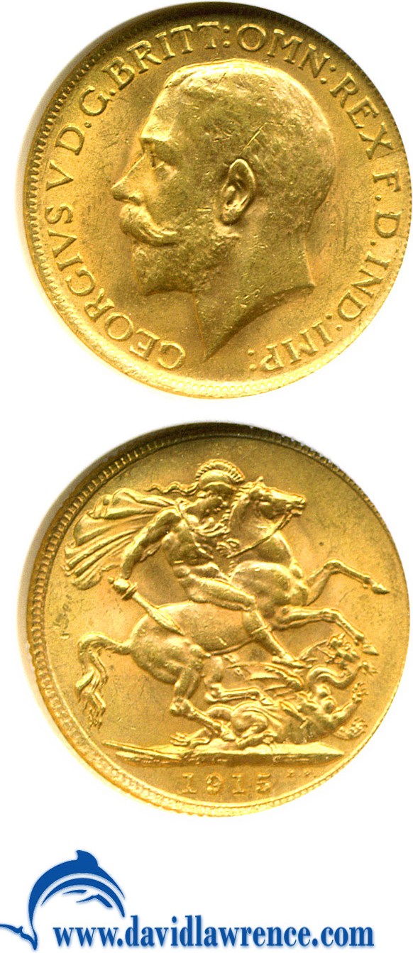 image for: Great Britain: 1915 Sov  NGC MS62
