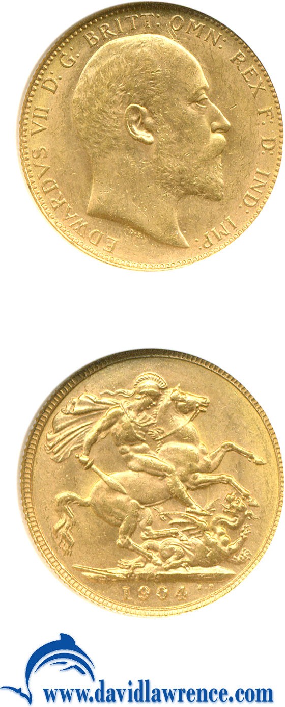 image for: Australia: 1904-P Sov (KM-15) NGC MS61 