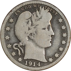 image for: 1914-S 25c ANACS Good-06