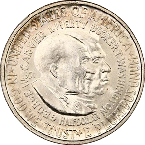 image for: 1951-S Washington-Carver 50c NGC MS66