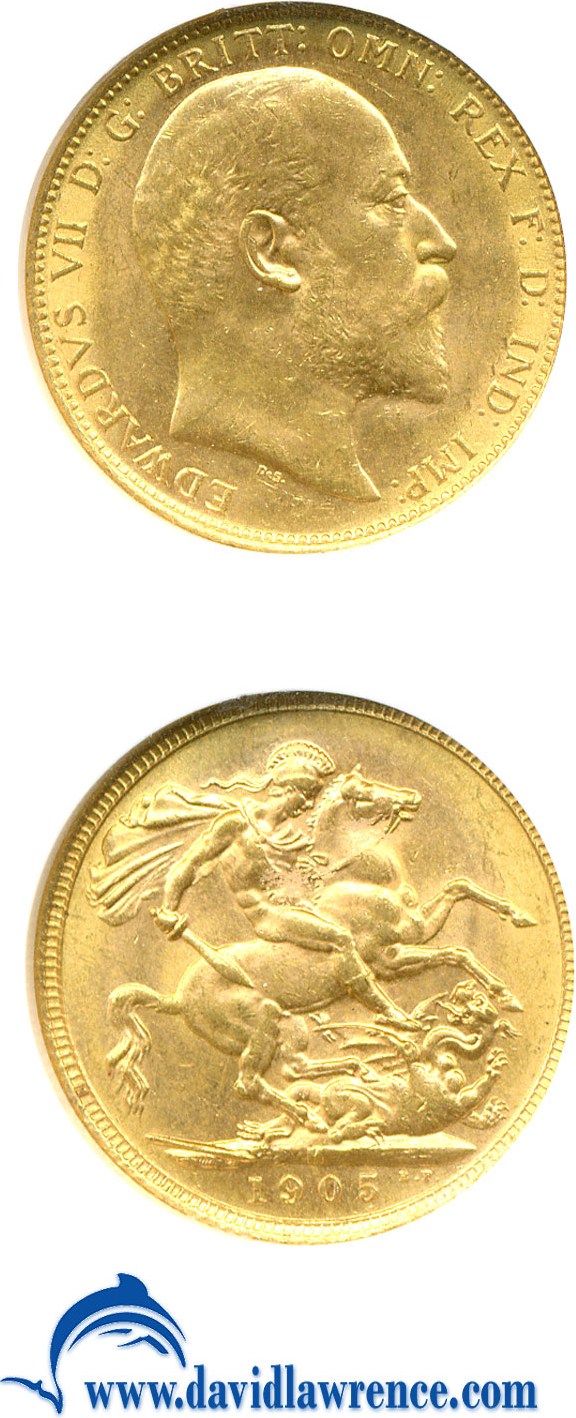 image for: Australia: 1905-M Sov (KM-15) NGC MS63 