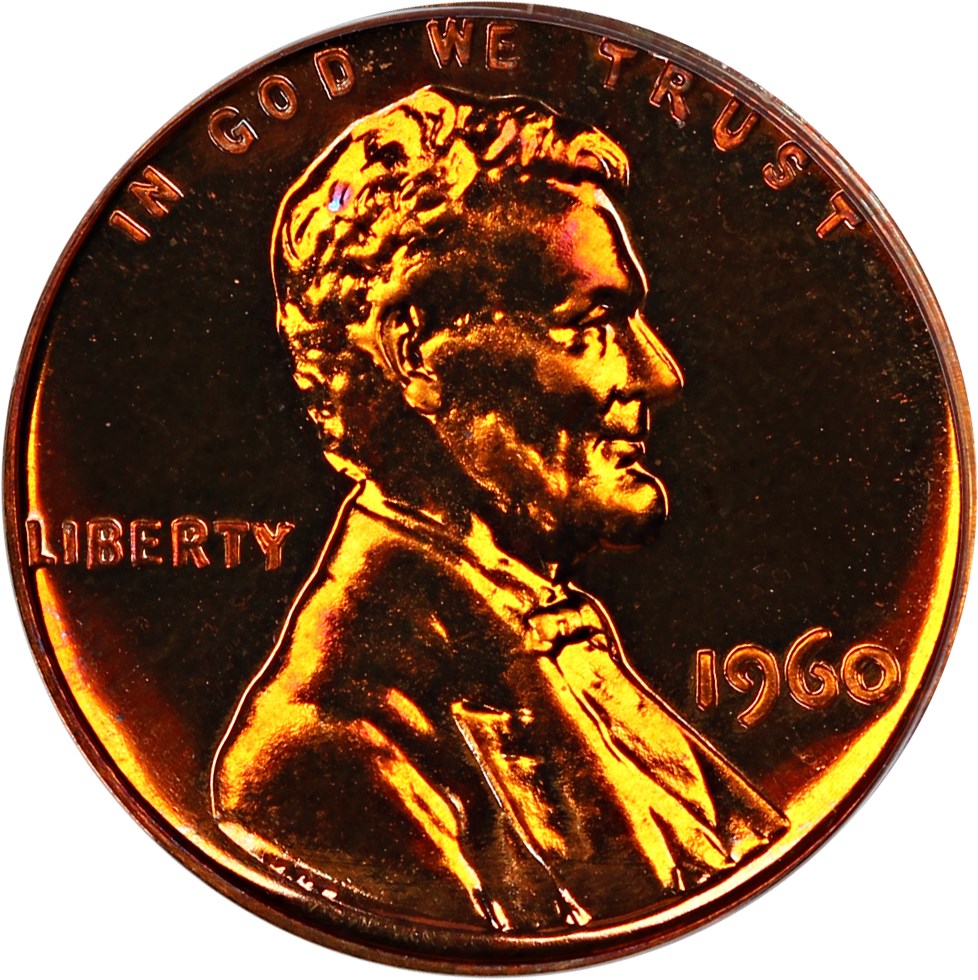 image for: 1960 1c PCGS Proof 67 RD (Large/Small Date)