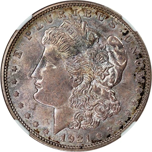 image for: 1921-D $1 NGC MS63
