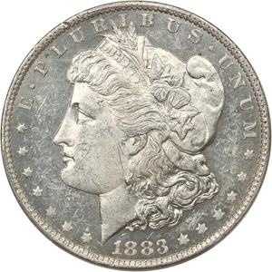 image for: 1883-O $1 PCGS MS62 DMPL