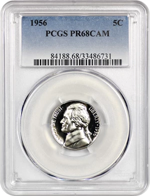 image for: 1956 5c PCGS Proof 68 CAM
