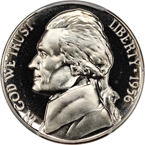 image for: 1956 5c PCGS Proof 68 CAM